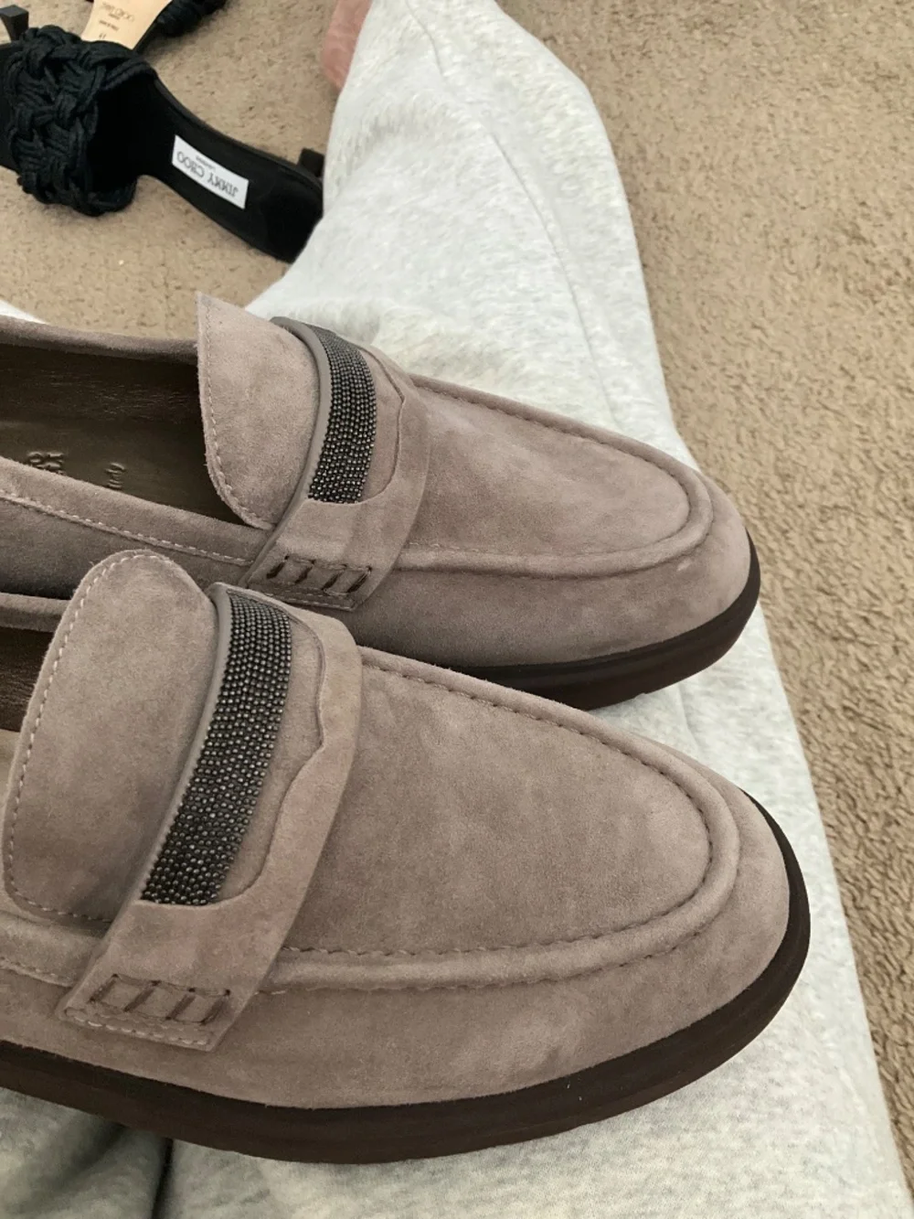 Monili Trim Loafer (Women) Brunello Cucinelli
